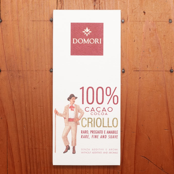 Domori 100% Cacao Criollo - 50g