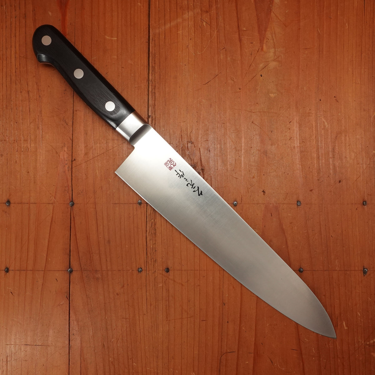 Morihei Hisamoto 240mm Gyuto Stainless Pakka Handle