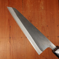 Yoshikane Hamono 150mm Honesuki Shirogami 2 Kurouchi Nashiji Teak Handle