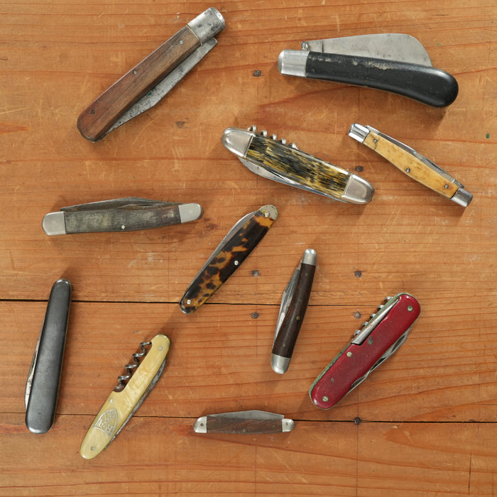 Assorted Vintage Pocket Knife Europe 1920-70