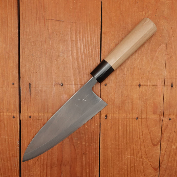 Hitohira Gorobei 180mm Deba Shirogami 3 Ho Wood(D-Shape) - LEFTY