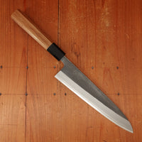 Yoshikane Hamono 210mm Gyuto Shirogami 2 Nashiji Teak Handle