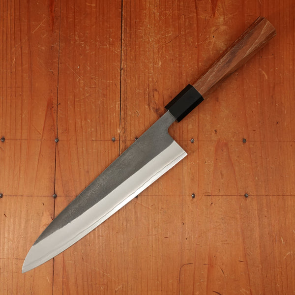 Yoshikane Hamono 210mm Gyuto Shirogami 2 Nashiji Teak Handle