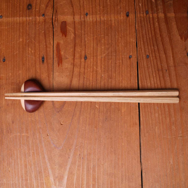 Wooden Chopstick Rest - Chestnut