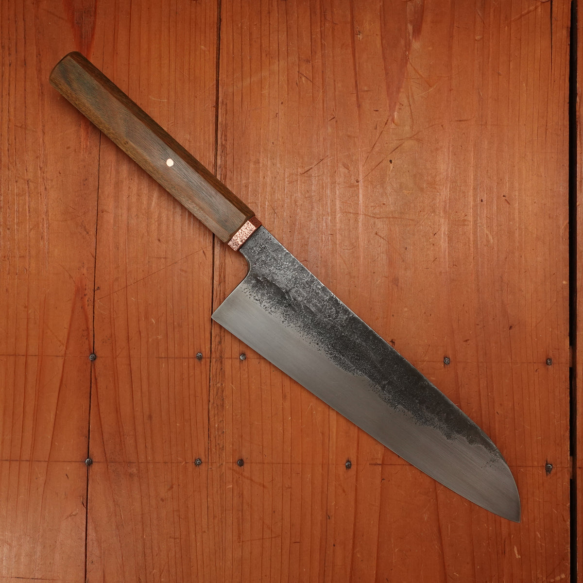 Rolin Knives 210mm Gyuto Apex Ultra Argentine Lignum Vitae Copper