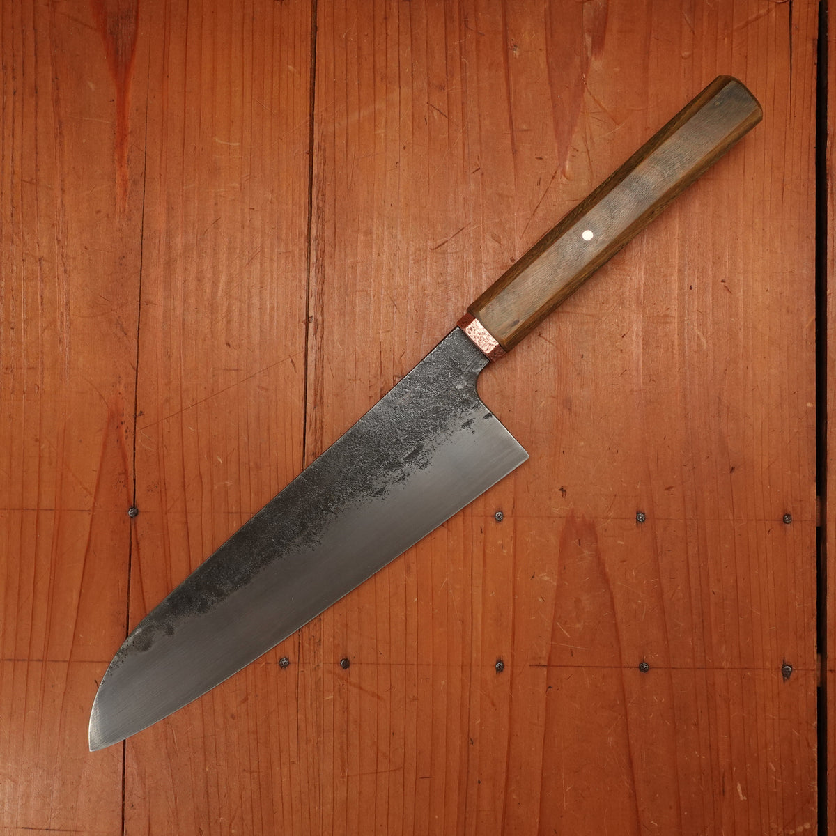 Rolin Knives 210mm Gyuto Apex Ultra Argentine Lignum Vitae Copper