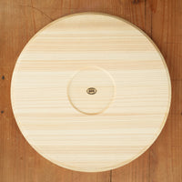 Hinoki Wood Dinner Plate - 27cm Round
