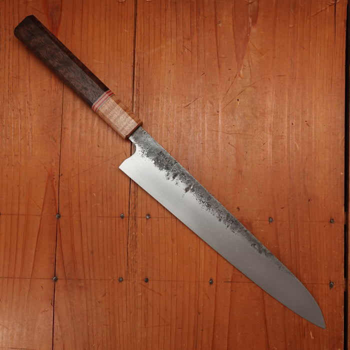 Rolin Knives 240mm Slicer 52100 Walnut Maple