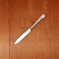 Christofle A Paris Triannon Pattern Luncheon Knife Carbon Steel Silverplate France ~1900-1920s