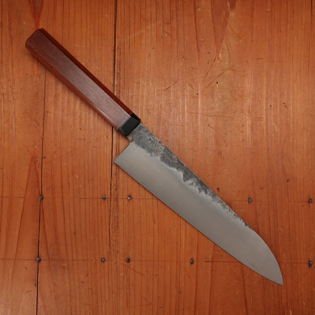 Rolin Knives 200mm Chef 52100 Bloodwood