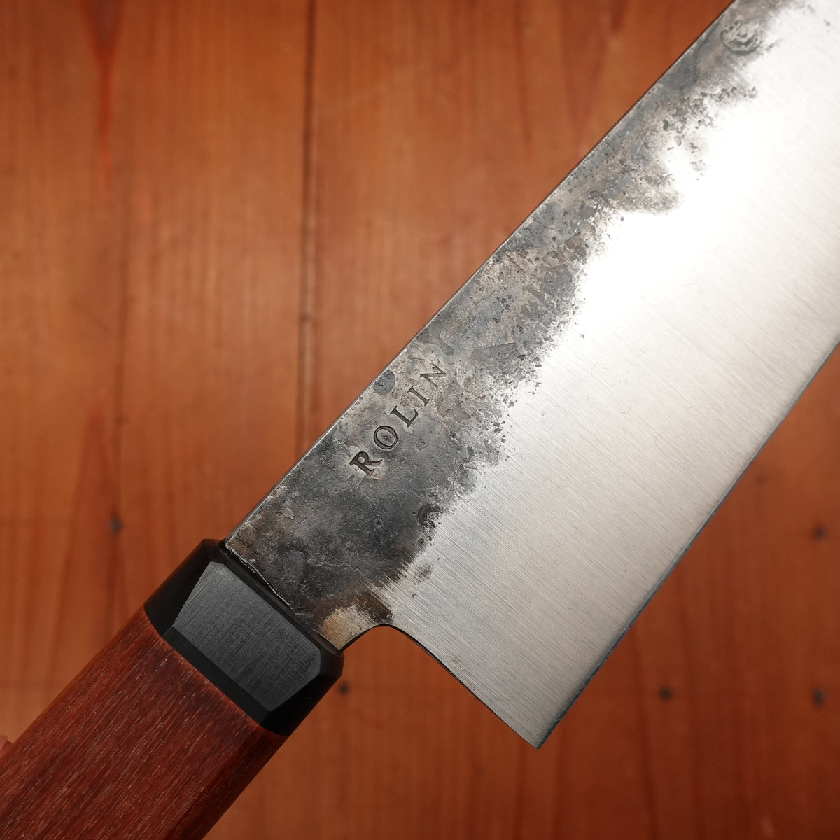 Rolin Knives 200mm Chef 52100 Bloodwood