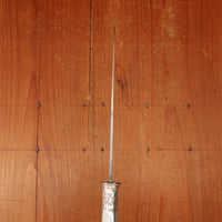 Christofle A Paris Triannon Pattern Dinner Knife Carbon Steel & Silverplate France ~1900-1920s