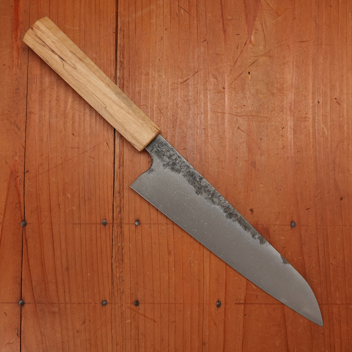 Rolin Knives 175mm Small Chef 52100 Spalted Tamarind