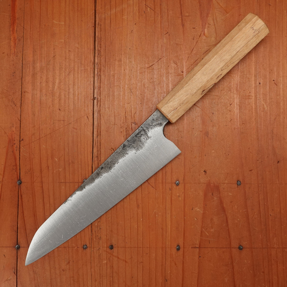 Rolin Knives 175mm Small Chef 52100 Spalted Tamarind