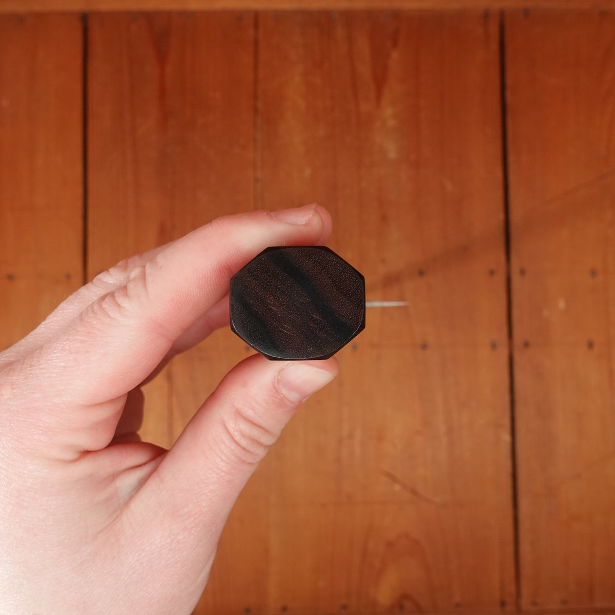 Sakai Konosuke BY 225mm Gyuto Aogami 1 Tanaka Hamono / Konosuke Oct Ebony Horn Leather Sheath