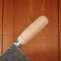 Sentan 190mm Chinese Cleaver Stainless Clad Shirogami 2 Kurouchi