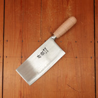 Sentan 170mm Chinese Cleaver Stainless Clad Shirogami 2 Migaki