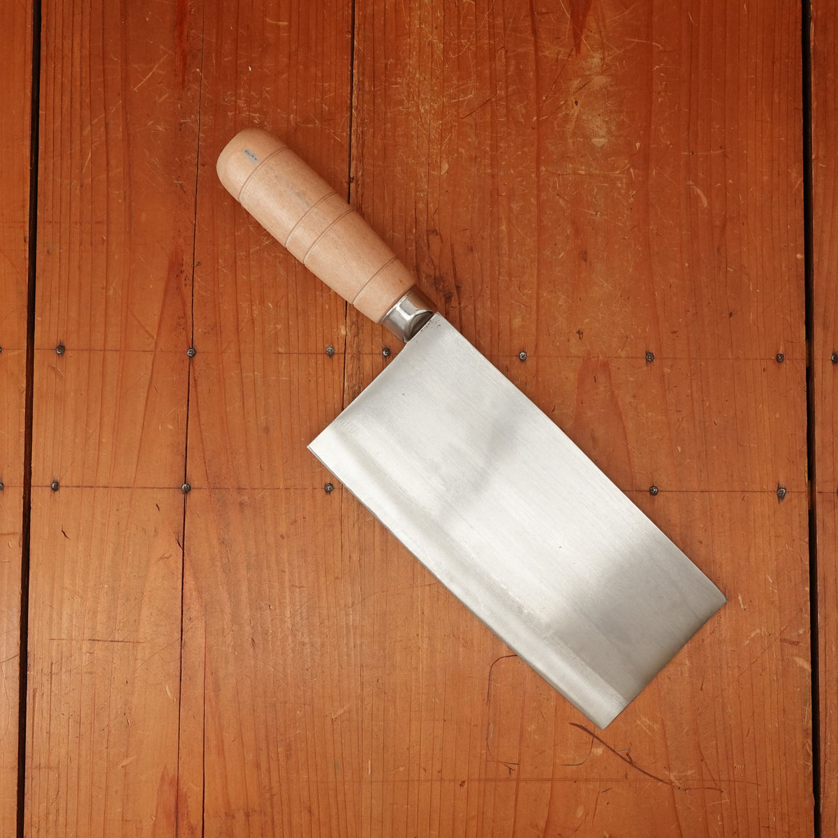 Sentan 170mm Chinese Cleaver Stainless Clad Shirogami 2 Migaki