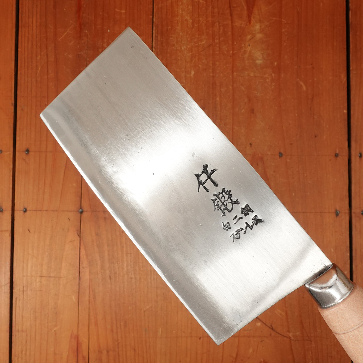 Sentan 170mm Chinese Cleaver Stainless Clad Shirogami 2 Migaki