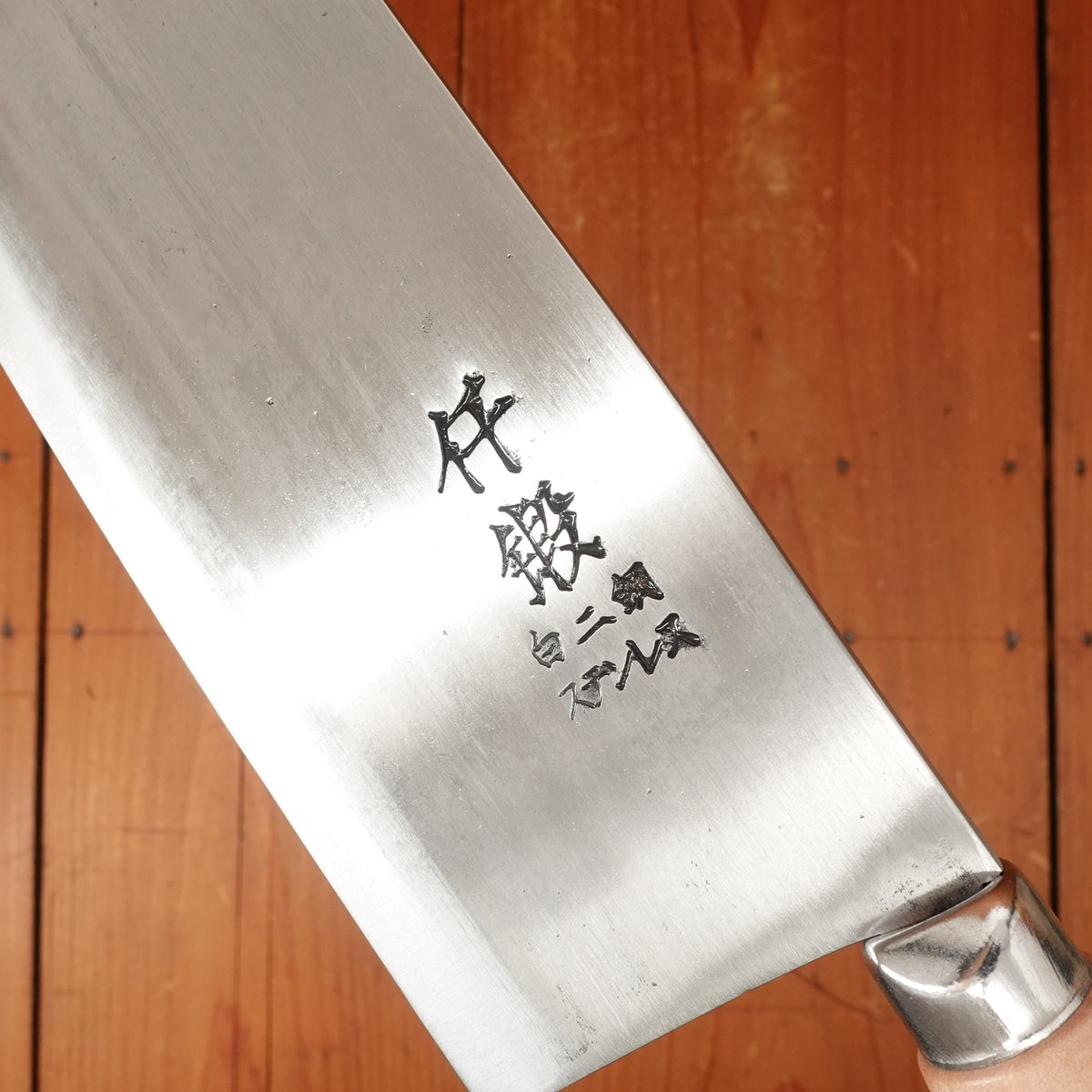 Sentan 170mm Chinese Cleaver Stainless Clad Shirogami 2 Migaki