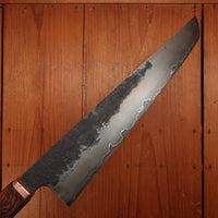 Rolin Knives 250mm Sakimaru Chef Gomai 125cr1 Desert Ironwood Copper Cedar with Saya