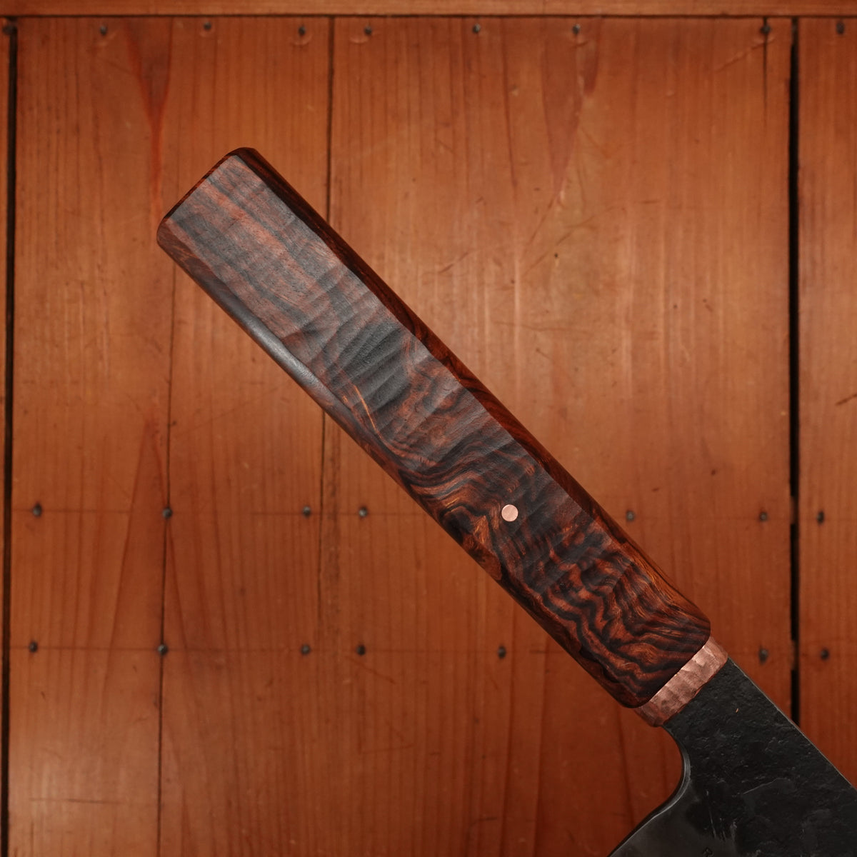 Rolin Knives 250mm Sakimaru Chef Gomai 125cr1 Desert Ironwood Copper Cedar with Saya