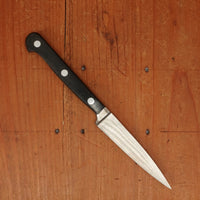 New Old Stock Emil Schmidt 3.5" Paring Knife Stainless / Pakka Solingen 1970s early 80s