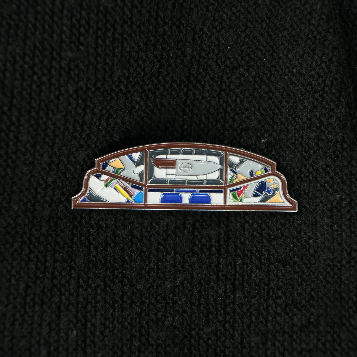 Stained Glass Archway - Enamel Pin