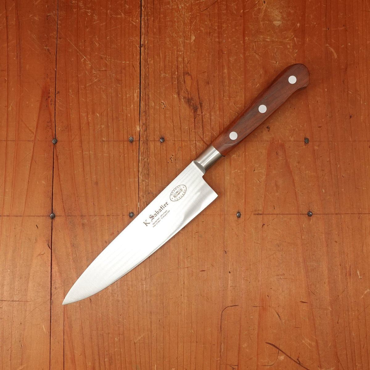 K Sabatier x Bernal Cutlery Nouvel Ideal 5.75" Chef Bolsterless Stainless Palissander