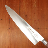 K Sabatier x Bernal Cutlery Nouvel Ideal 8.75" Chef Bolsterless Stainless Palissander