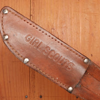 Marble's Girl Scouts Knife 4" Sport Pattern Fixed Blade Gladstone Mich 1930-35