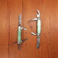 Assorted Girl Scouts Bargain Bin Knife 4 Blade Green Handle 1947-80