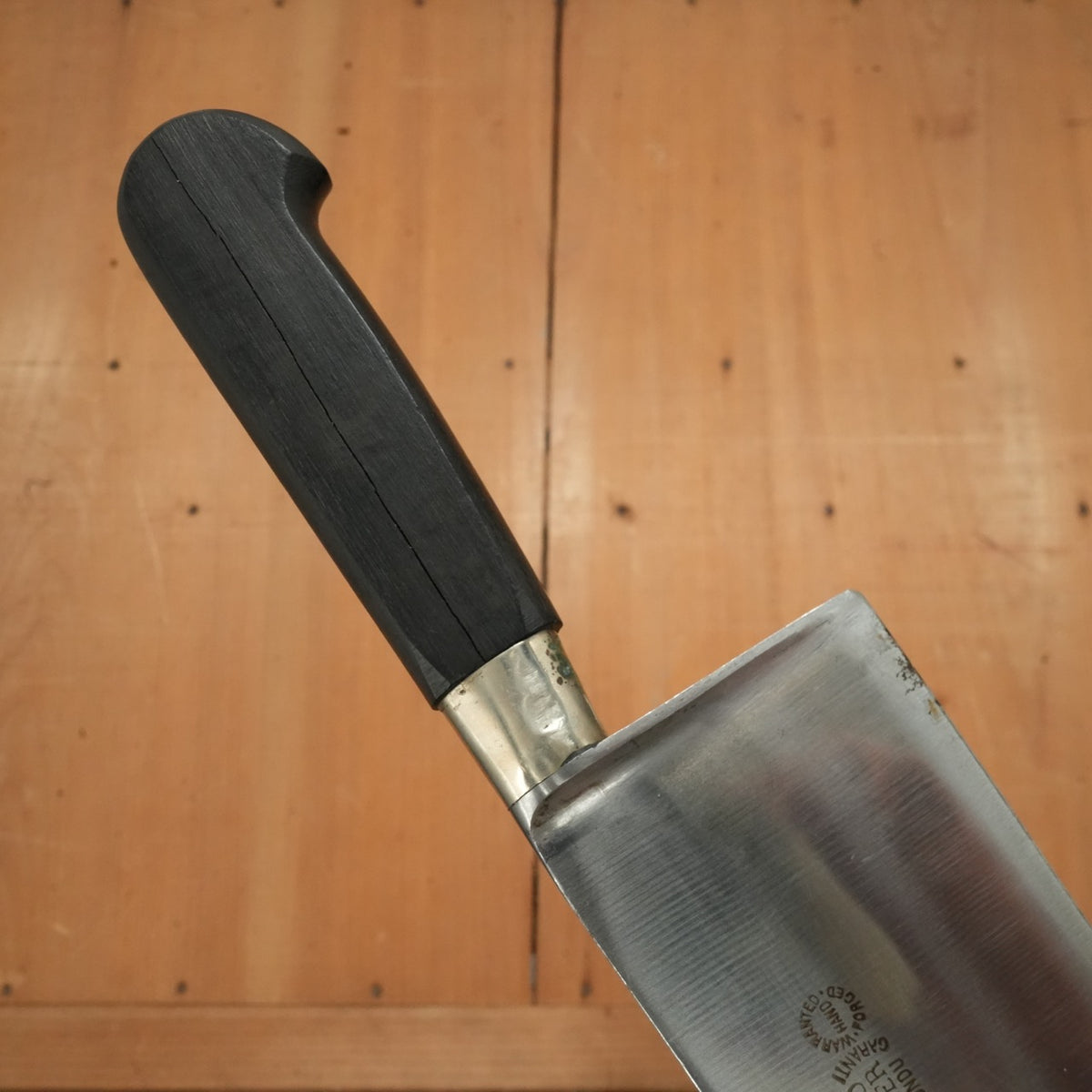 New Vintage PD Sabatier Acier Fondu 35cm / 13.75" Chef Knife Cuisine Massive / Nogent Carbon 1930's?