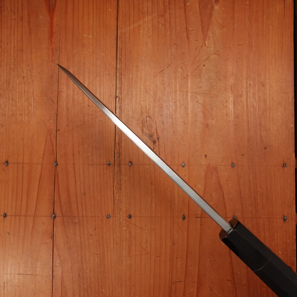 Hatsukokoro Nakagawa 180mm Deba Ginsanko Kyomen Ebony Black Buffalo Horn