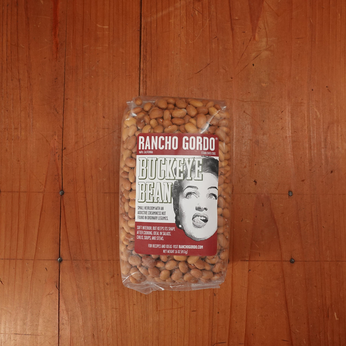 Rancho Gordo Buckeye Beans - 1lb