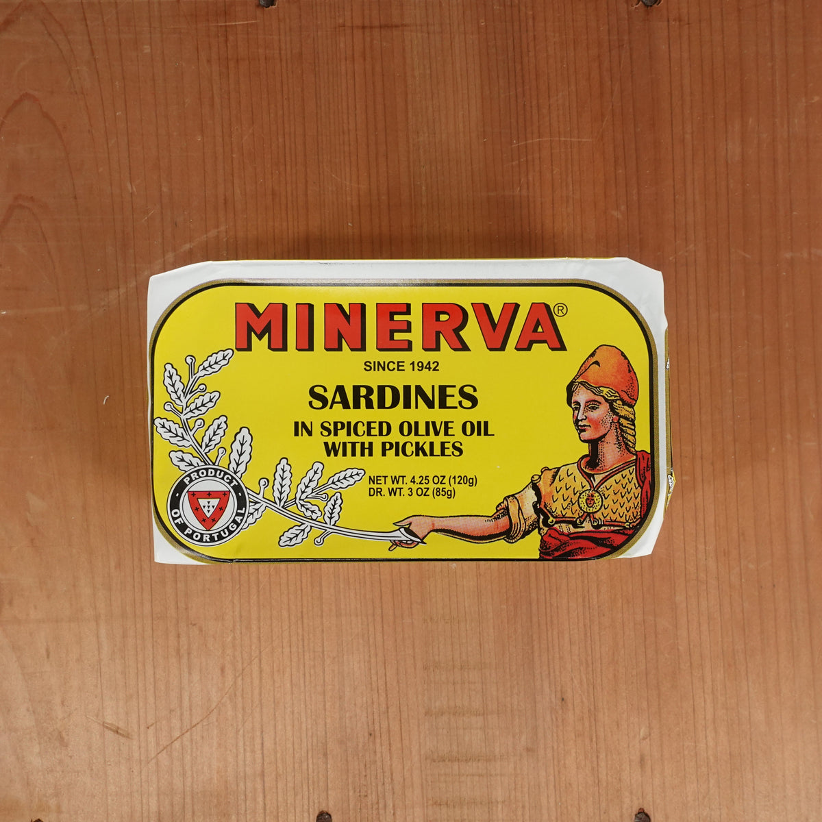 Minerva Sardines in Spiced Olive Oil with Pickles - 120g