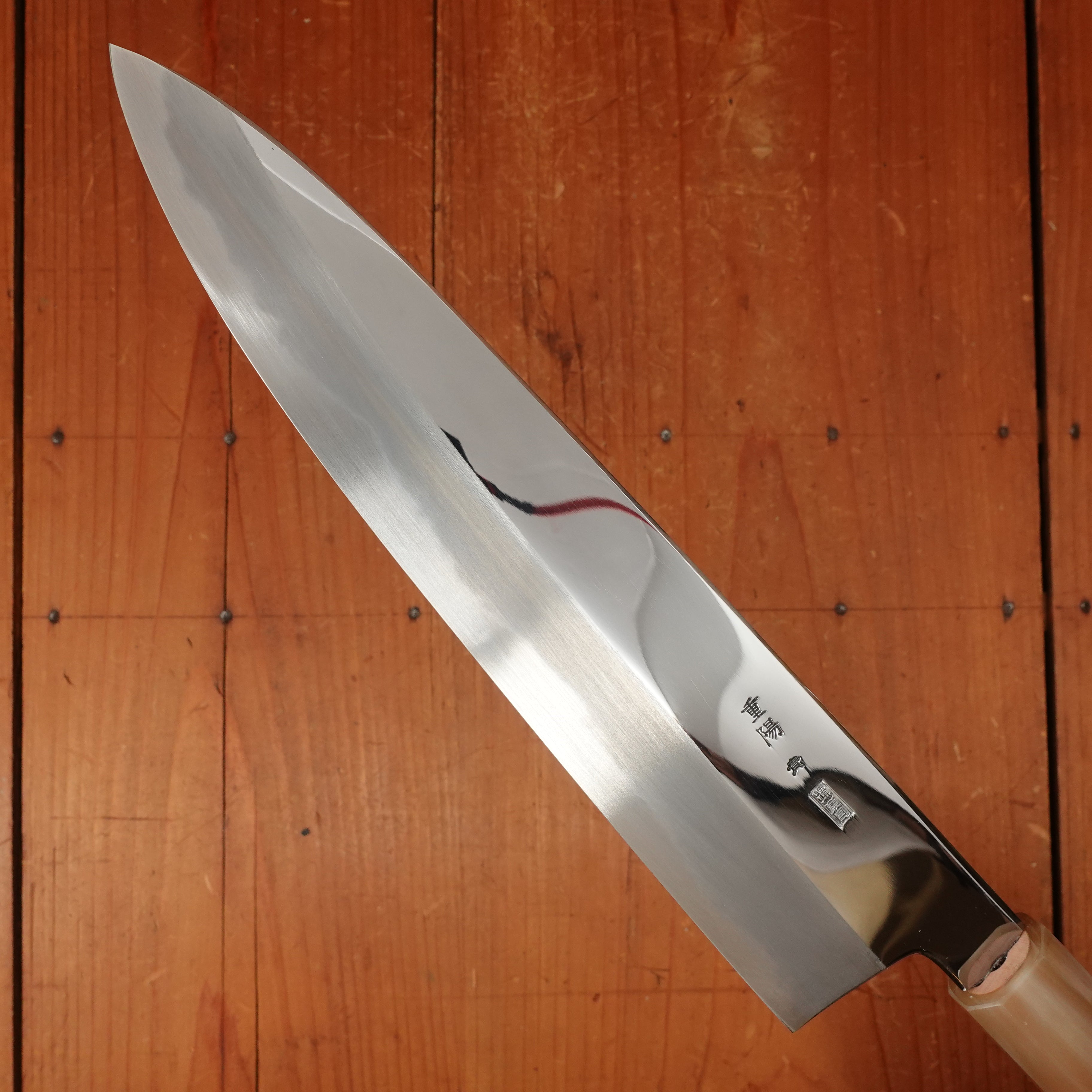 Sakai Kikumori New Old Stock Choyo 240mm Gyuto Aogami 1 Quince