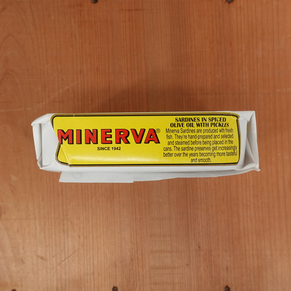 Minerva Sardines in Spicy Olive Oil with Pickles - 120g