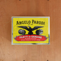Angelo Parodi Boneless Skinless Sardine Fillets in Olive Oil - 105g
