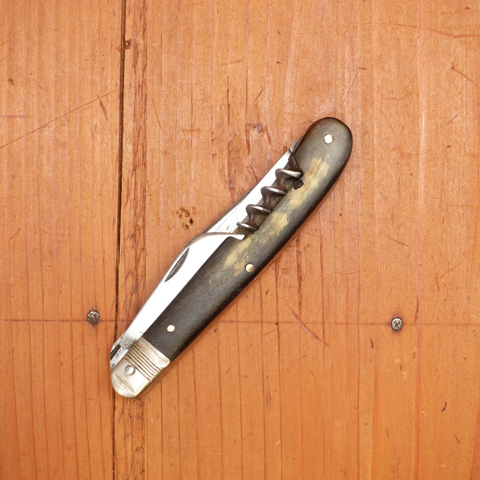 C Durtschl 3 1/2" Multiblade Carbon Horn Late 19th Early 20th C -Germany?