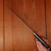 Village Blacksmith / Washington Cutlery 12.75" Chef Carbon Steel Walnut 1920s/30s