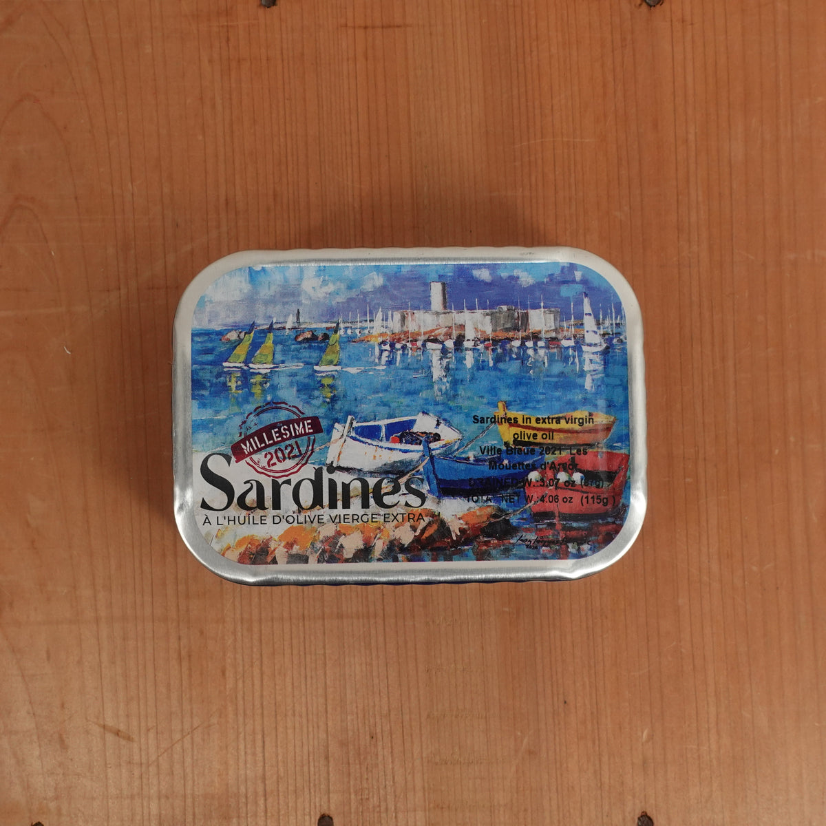Les Mouettes d'Arvor Sardines Vintage Ville Bleue 2021 - 115g