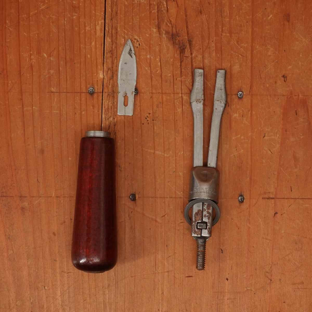 Dexter Trade Knife "Dafuq" W X-Acto 23X Double Edge Blade Southbridge Mass&nbsp;