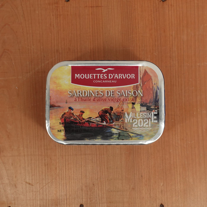 Les Mouettes d'Arvor Sardines de Saison - 115g