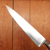 Unmarked 10" Chef Knife Forged Carbon Steel Transitional 1960s Solingen