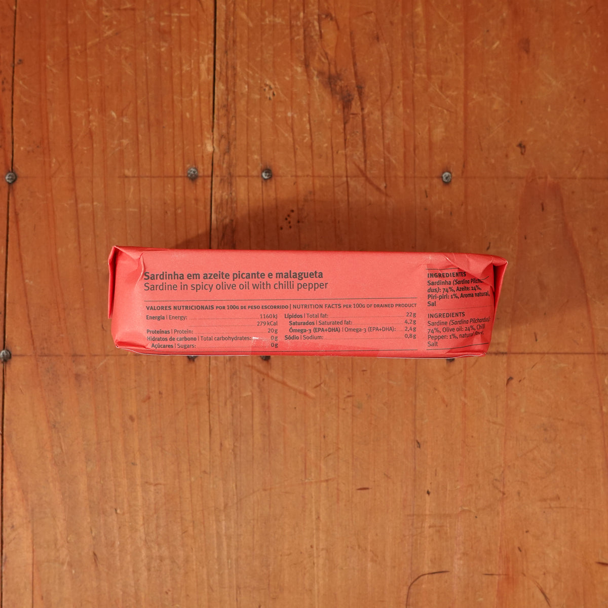 Sardinha Sadine in Spicy Olive Oil with Chilli Pepper - 120g