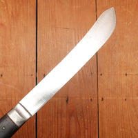 Northampton 8" Bullnose Butcher Carbon Steel Pewter & Ebony W Star 1870s-1920?
