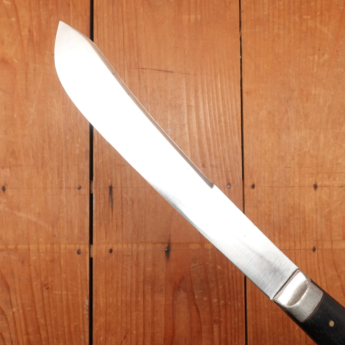 Northampton 8" Bullnose Butcher Carbon Steel Pewter & Ebony W Star 1870s-1920?