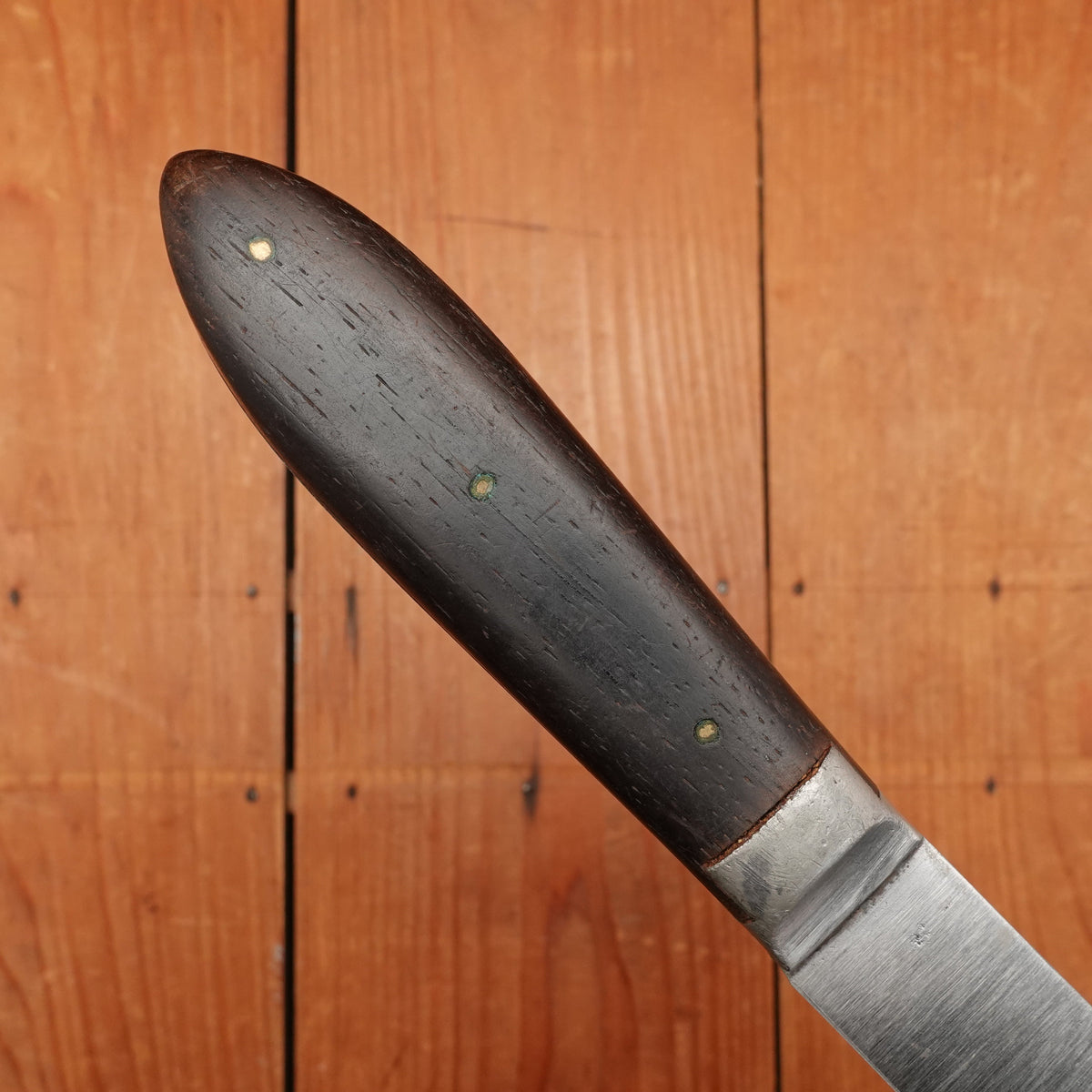 Northampton 8" Bullnose Butcher Carbon Steel Pewter & Ebony W Star 1870s-1920?