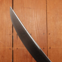 Unmarked 7" Curved Boning / Scimitar Carbon Steel Rosewood USA 1920s - 50s